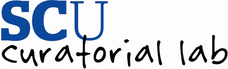 Blue SCU curatorial lab logo