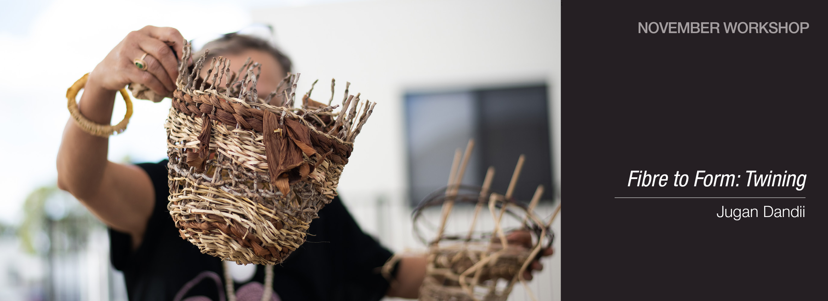 NRCG Web Images Fibre to Form Twining with Jugan Dandii Nov 2025 1 Feature